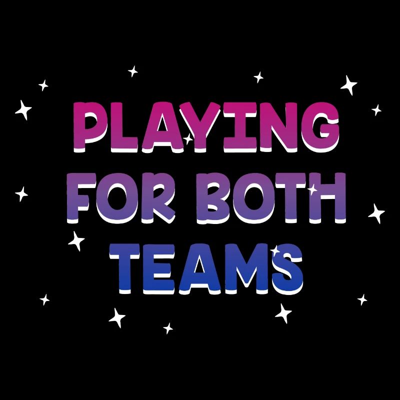 Playing for Both Teams Bisexual LGBTQ Bi Pride