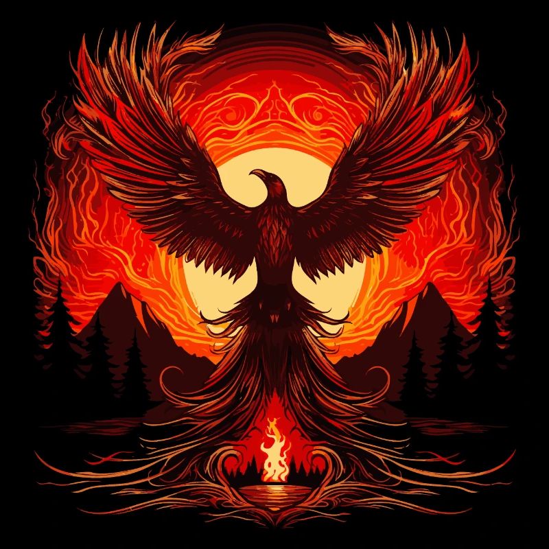 Phönix-Wiedergeburt