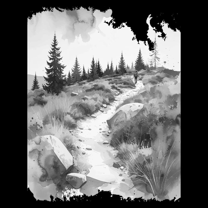 Wanderpfad greysplash