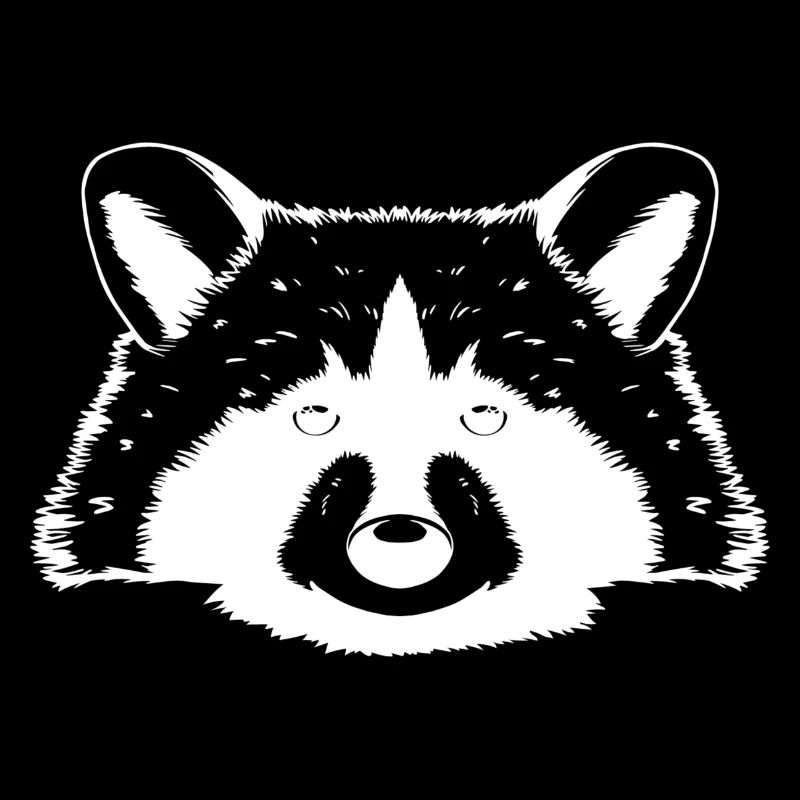 Waschbär Gesicht Geschenkidee Geschenk