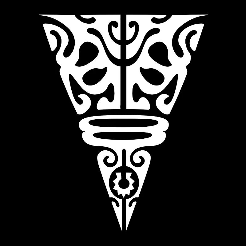 visage maori9 blanc