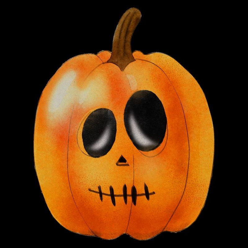 Glowing Jack-O-Lantern