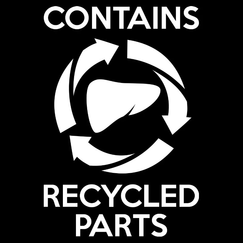 Enthält recycelte Teile
