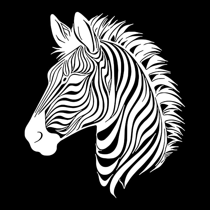 Zebra Elegant with Safari Stripe Pattern