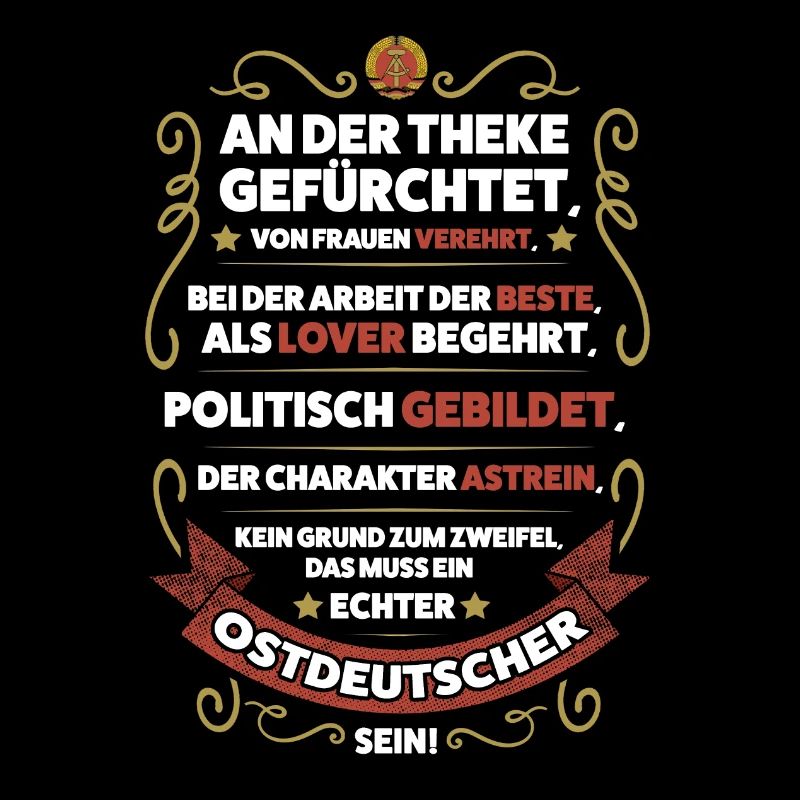 ES MUSS EIN OSTDEUTSCHER SEIN - OSSI DDR GESCHENK