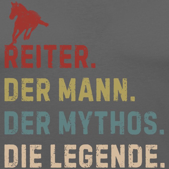 reiter legende - Männer Slim Fit T-Shirt
