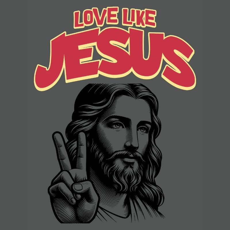 Aimer comme Jésus Visage classique de Jésus