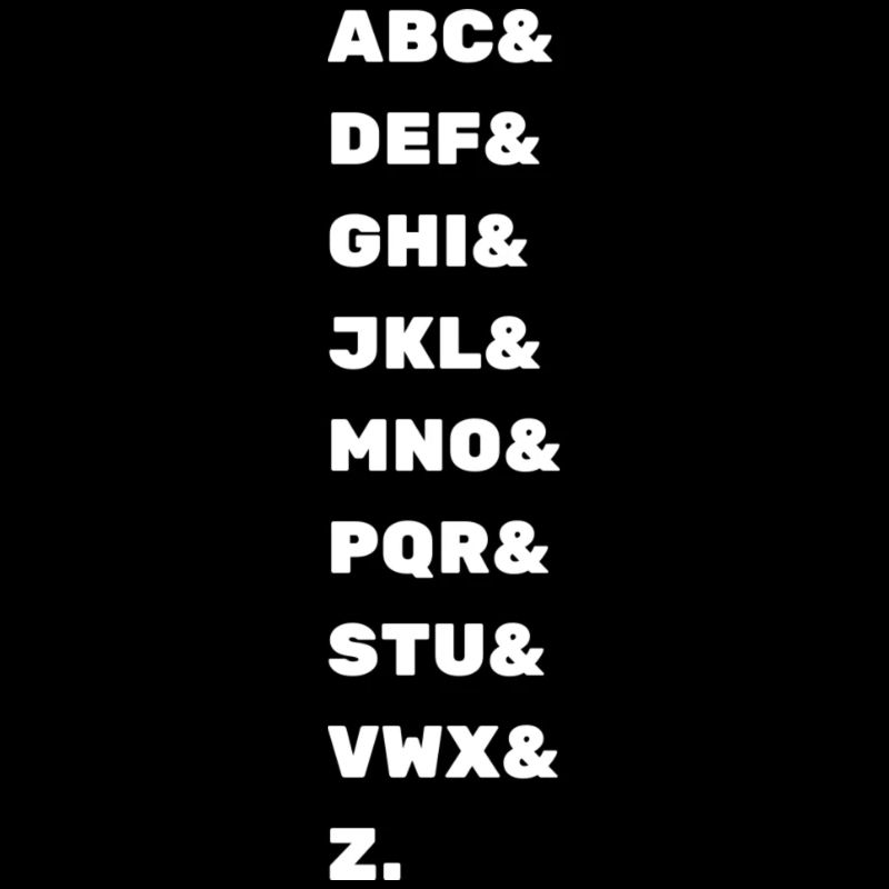 Alfabet Buchstaben