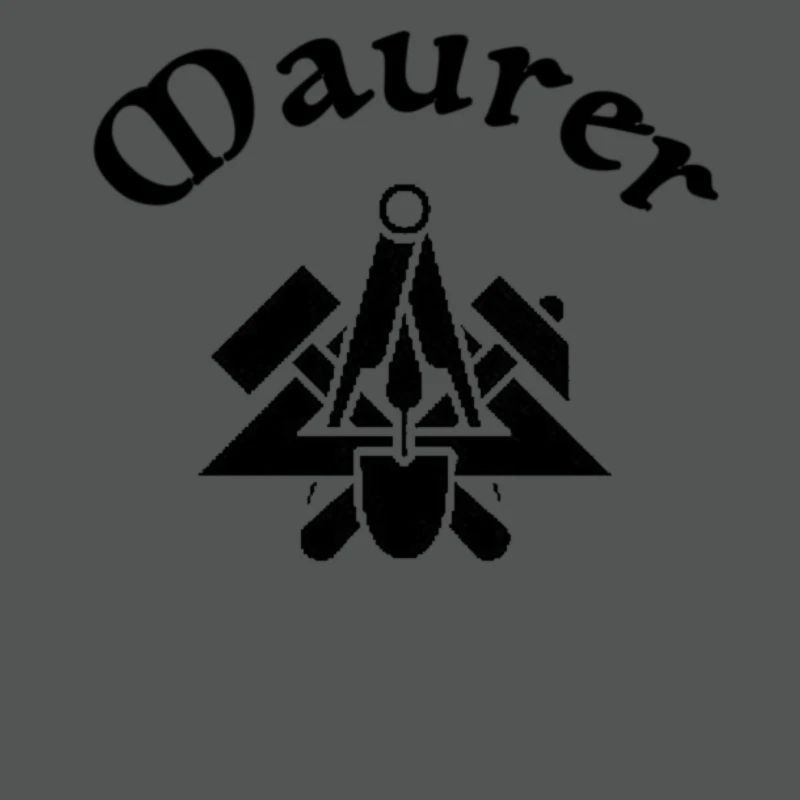 Marque de la guilde des maçons noir