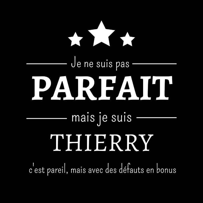 Thierry: L'authenticité des défauts en bonus