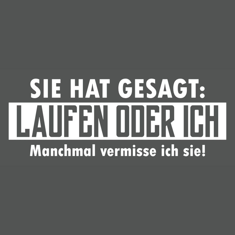 laufen oder ich