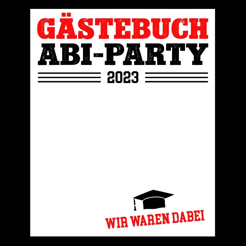 Abi 2023 Abiparty Gästebuch Abiturient Abschluß