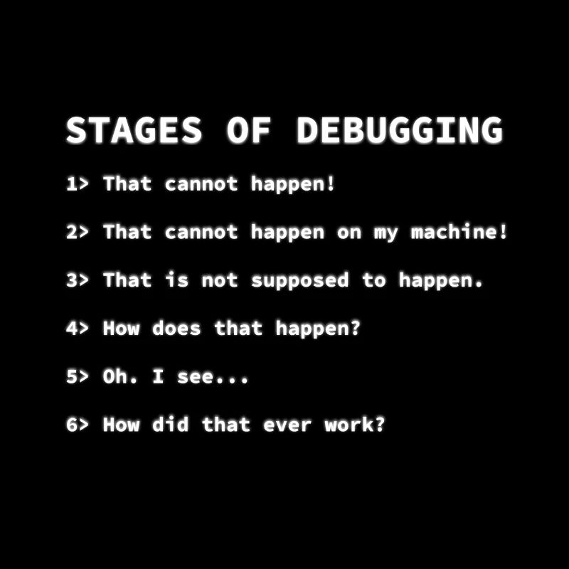 stages of debugging