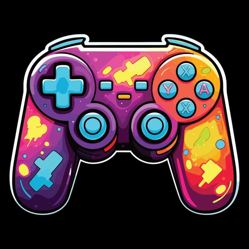 Game Controller bright Colors