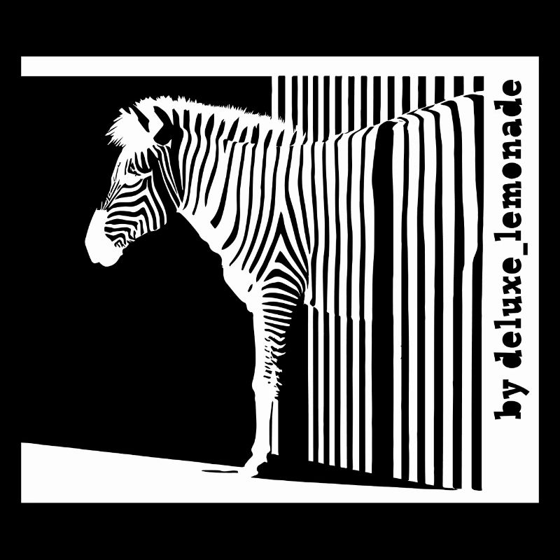 W Barcode Zebra by deluxe_lemonade