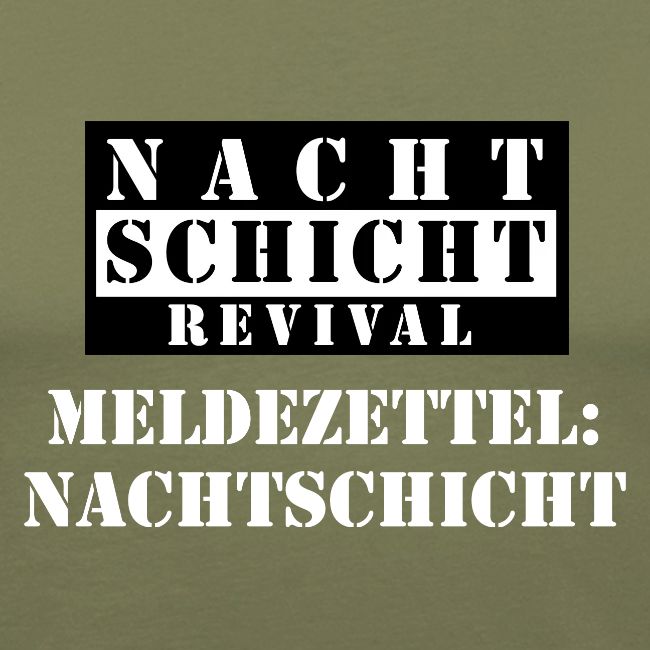 Meldezettel Nachtschicht