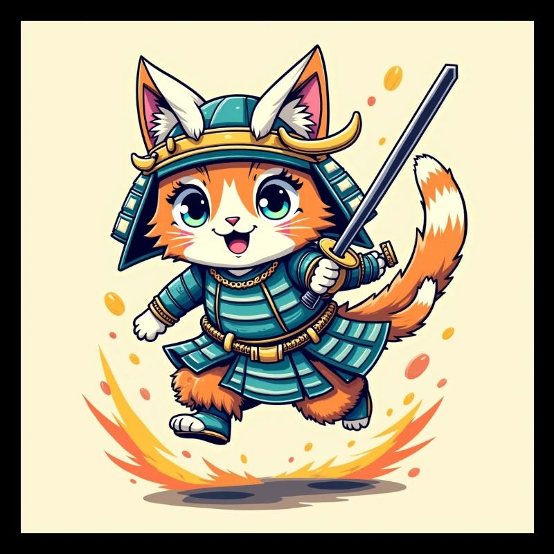 Cat Samurai Original