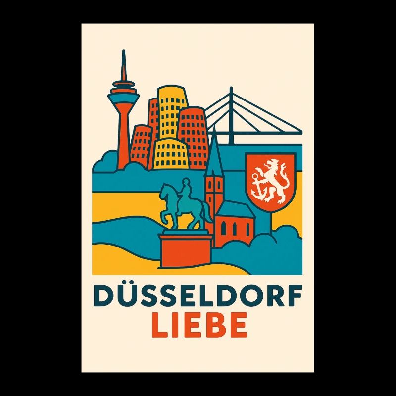 Düsseldorf Skyline Düsseldorf Liebe