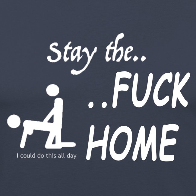 Stay the fuck home - logo