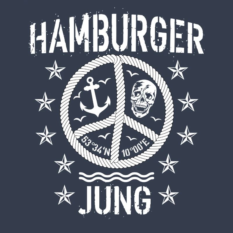 96 Hamburger Jung Peace Friedenszeichen Seil