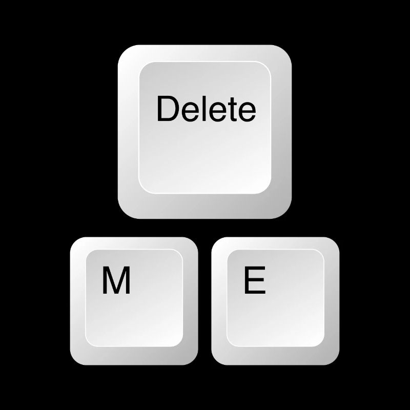 DELETE ME, delete me on the keyboard