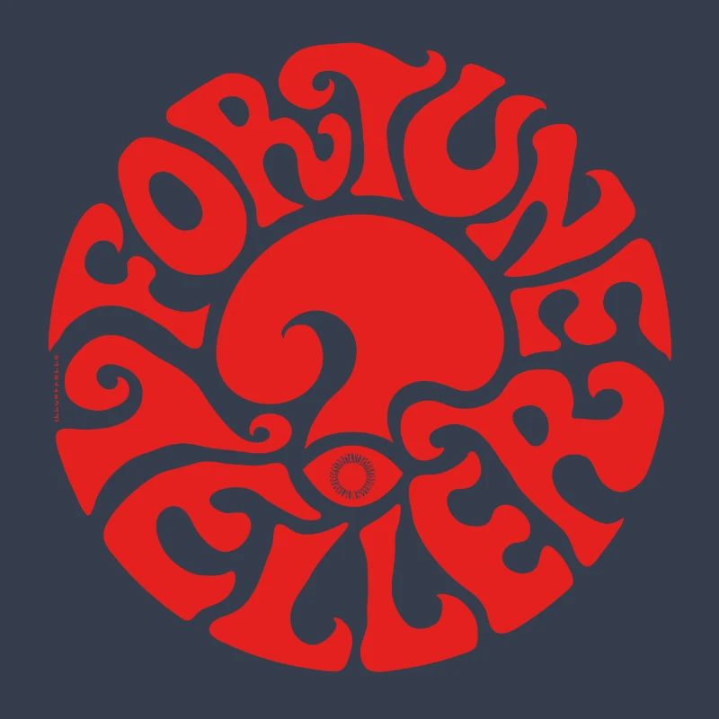 FORTUNE TELLER - red - fortune teller psychedelic
