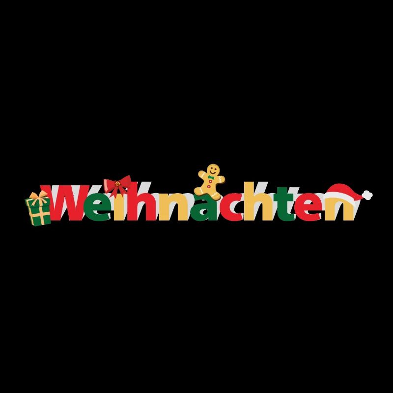 Weihnachten Schriftzug