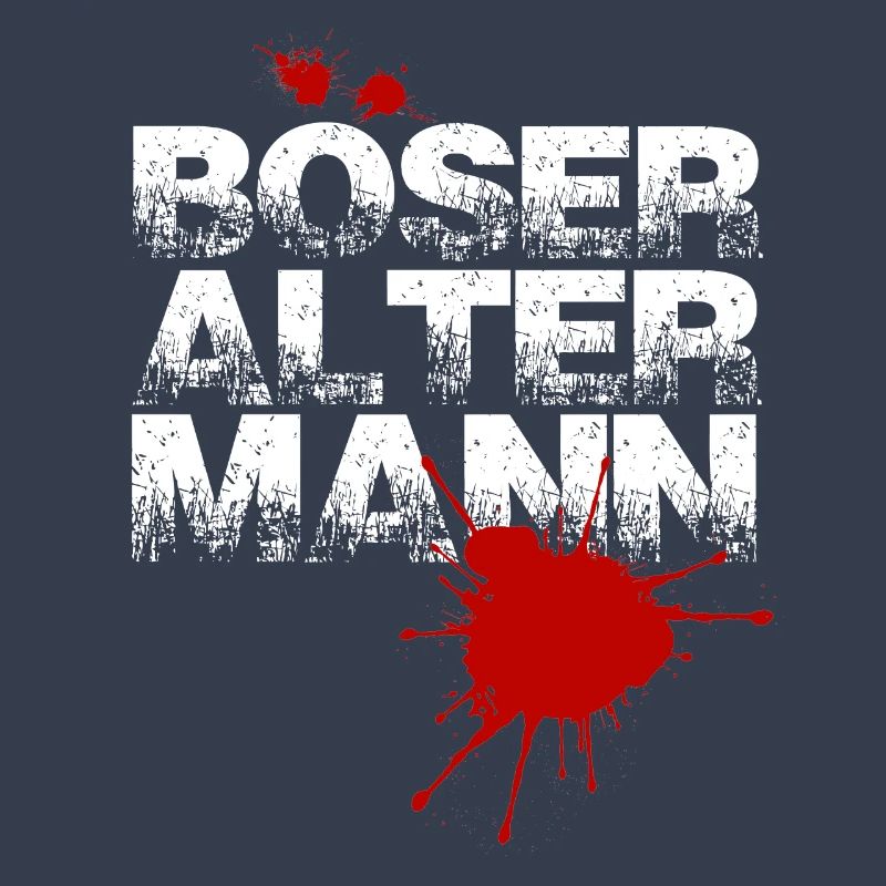 Geschenkidee lustig " Böser alter Mann "