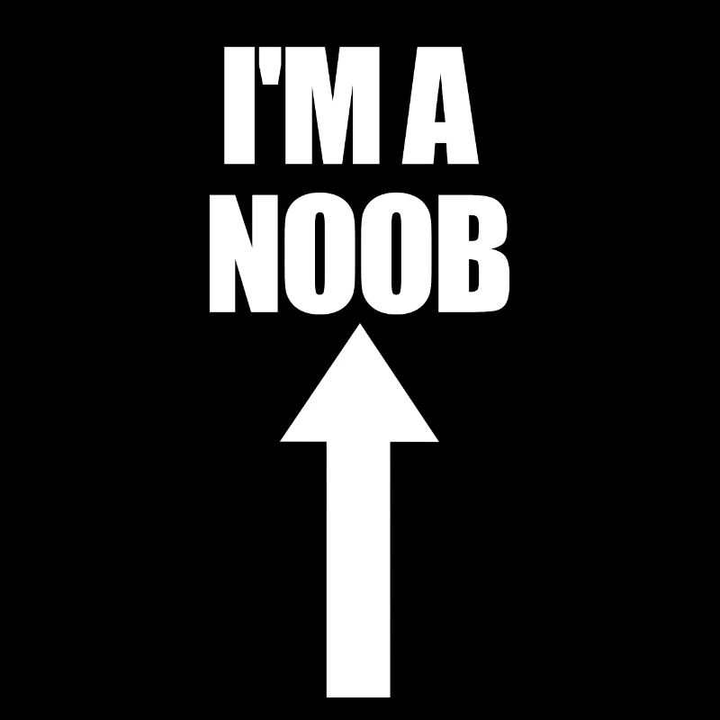 I'm a noob arrow pointing up, video