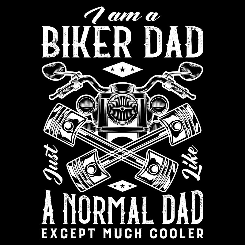Biker Dad, Cool Motorcycle Father