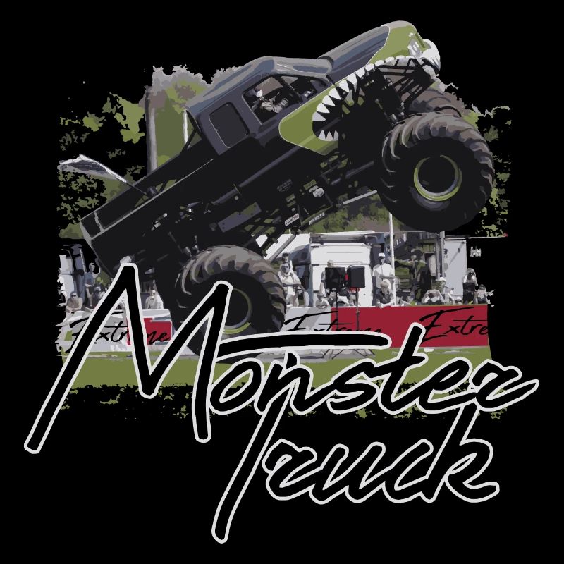 Monster truck, engine, car, speed