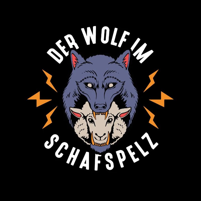 Wolf im Schafspelz, Wölfe, Rudel, Geschenkidee