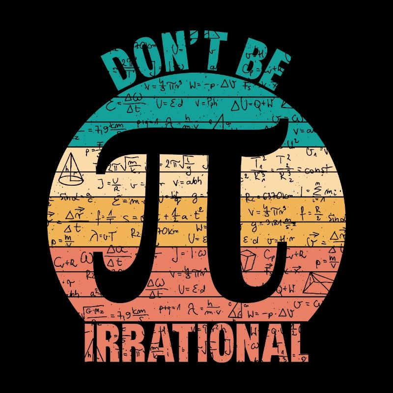 Sei nicht irrational Pi-Symbol 3.14 Pi-Zahlen-Mathematik