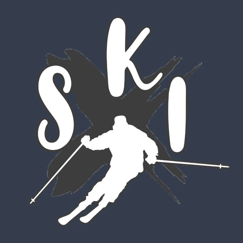 skiing