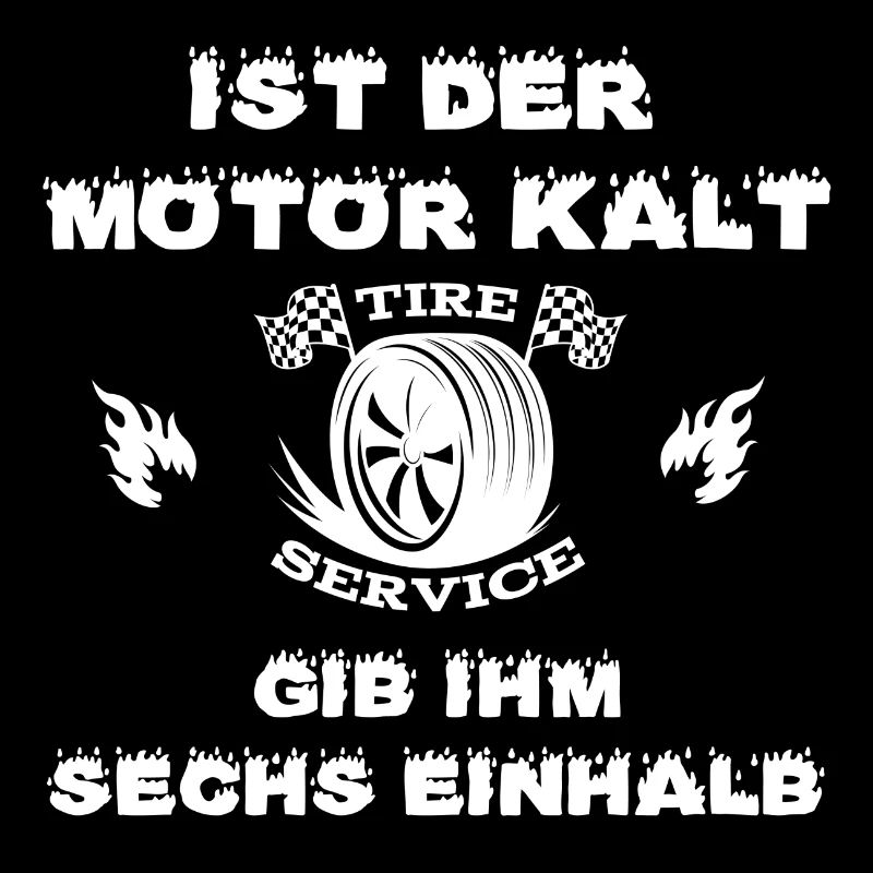 Ist der Motor kalt gib ihm sechs einhalb