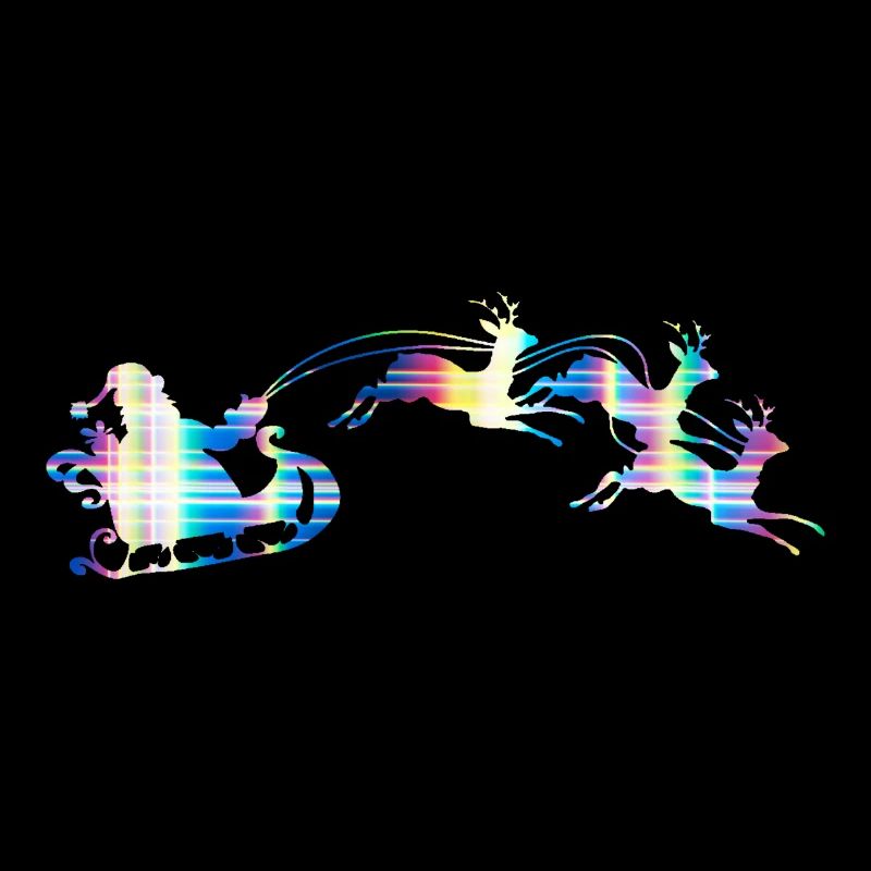 Weihnachtsmann-Schlitten