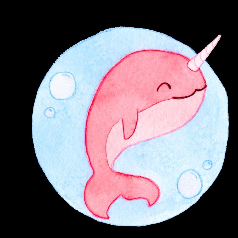 Mignon bébé baleine