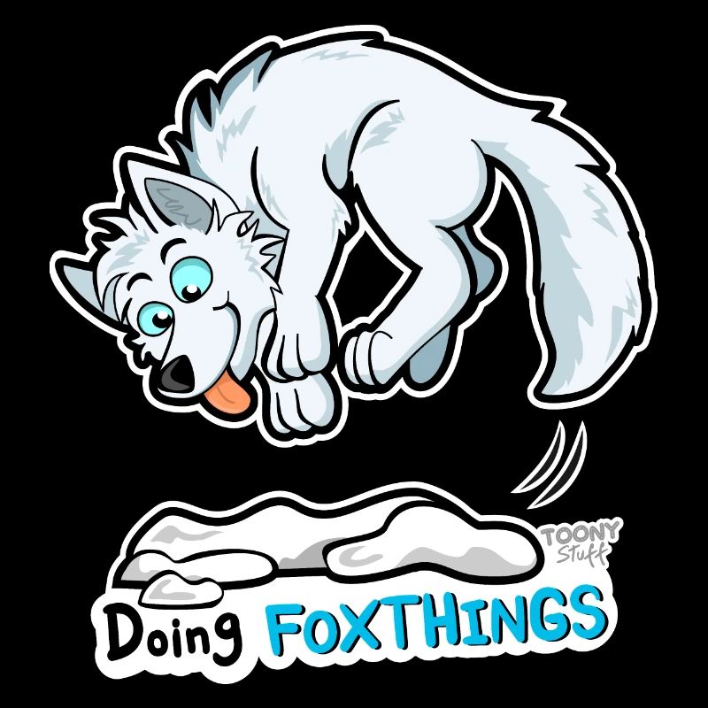 Polarfuchs Doing Foxthings