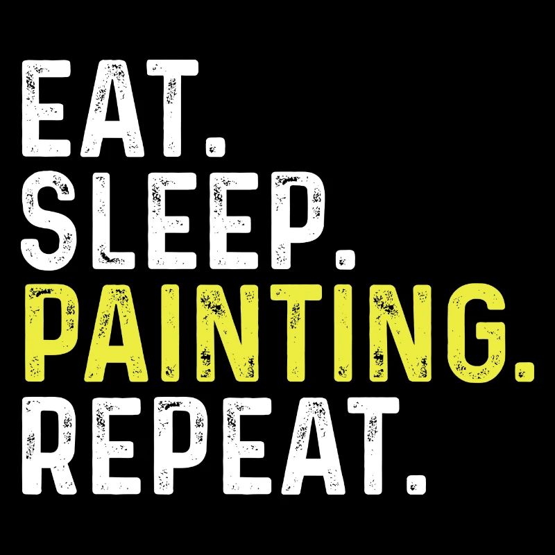 Manger le sommeil Peinture Répéter