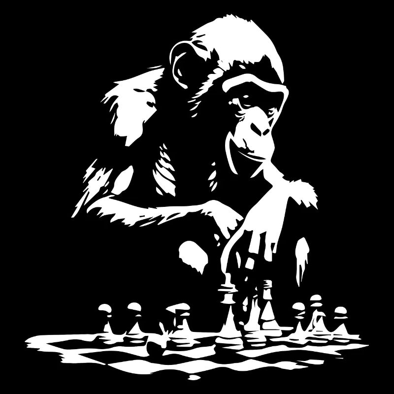 Jeu d’échecs de singe