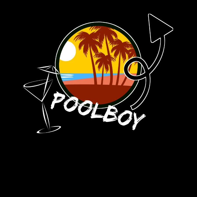 Poolboy Pooljunge Sixpack Training Animateur Shirt