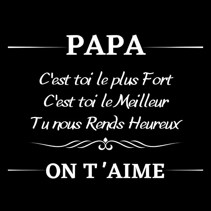 idee cadeau papa message amour