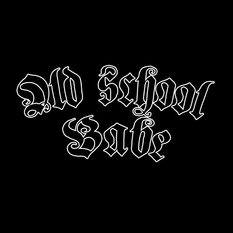 Bébé de la vieille école