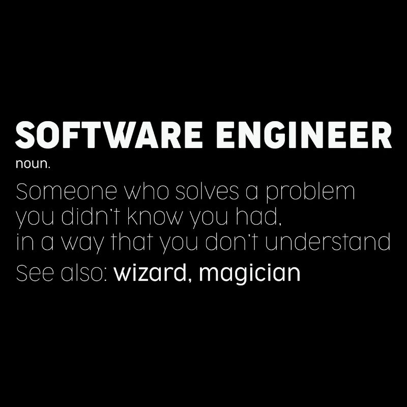 Software Engineer Noun Funny Programmer