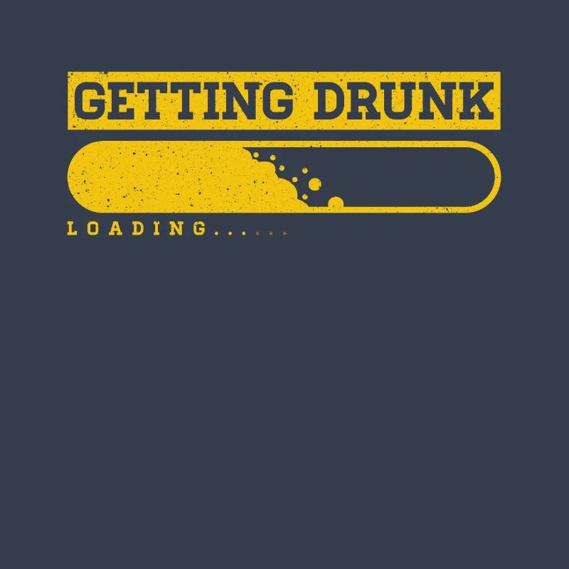Getting Drunk Loading Alcohol Drinking Bar Gift