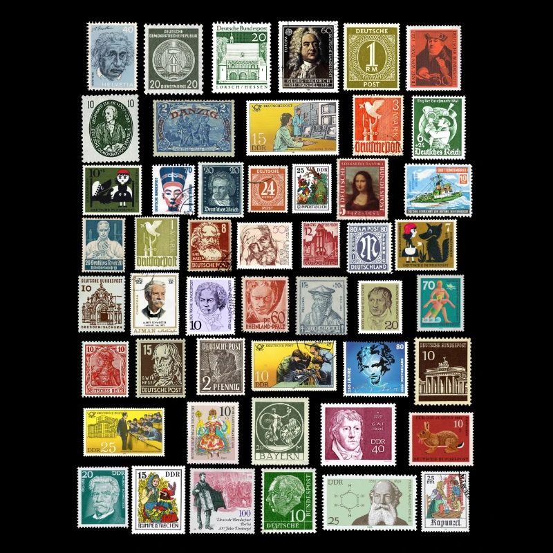 Conception de timbres-poste