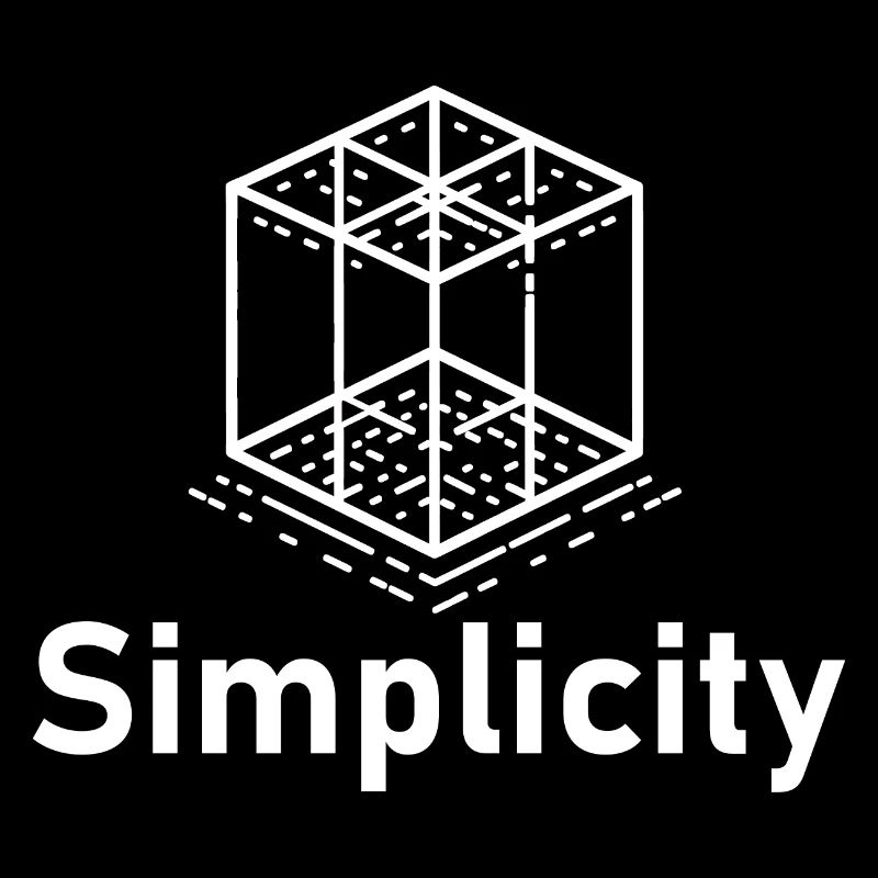 simplicity, es ist einfach einfach! Minimalist geo