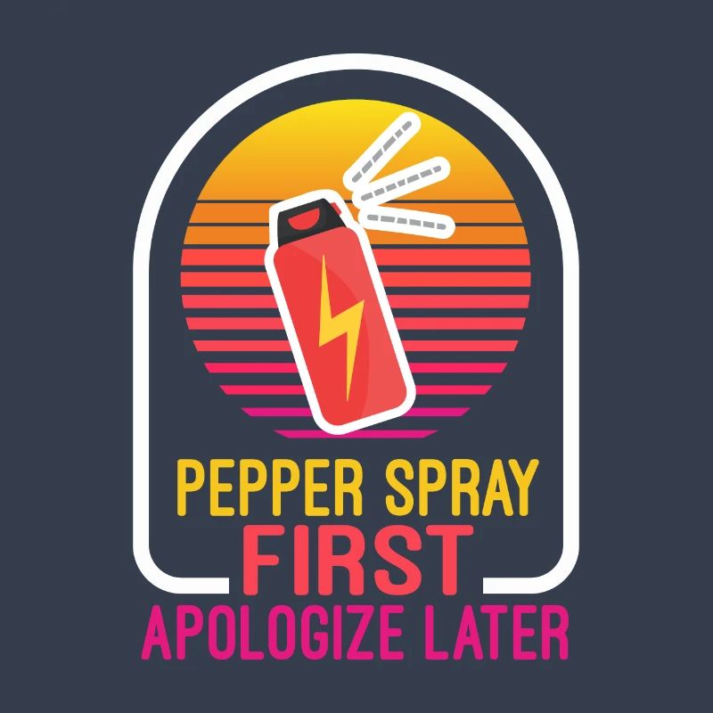 Pepper spray first later apologize Murderino