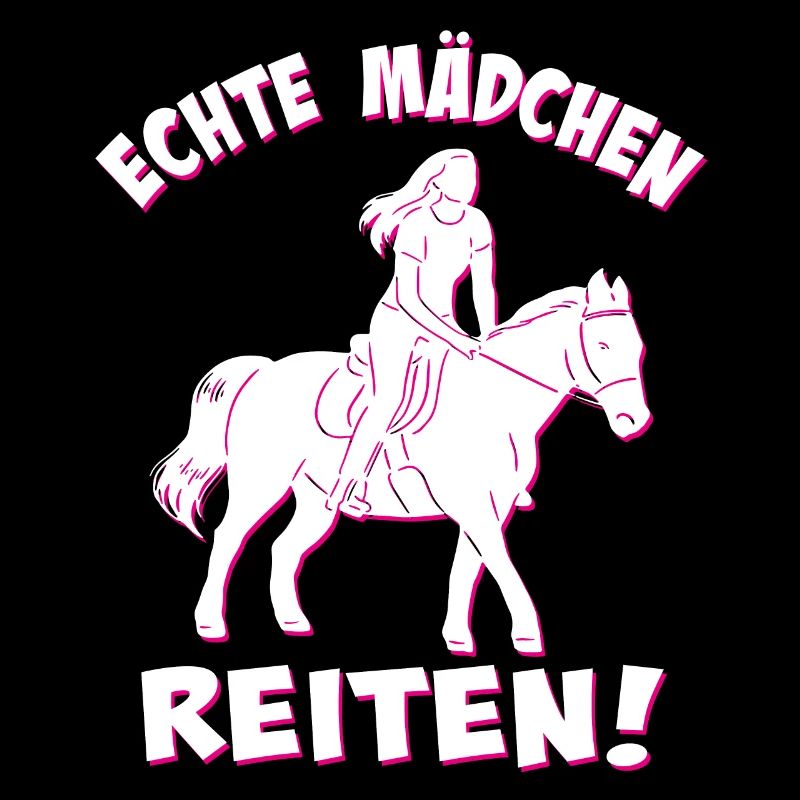 Echte Mädchen Reiten