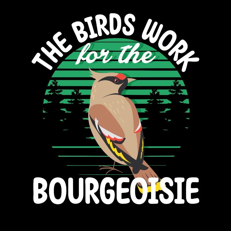 Les oiseaux travaillent pour le BLustiges Verschwörungstheo
